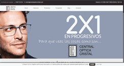 Desktop Screenshot of centralopticacristal.com